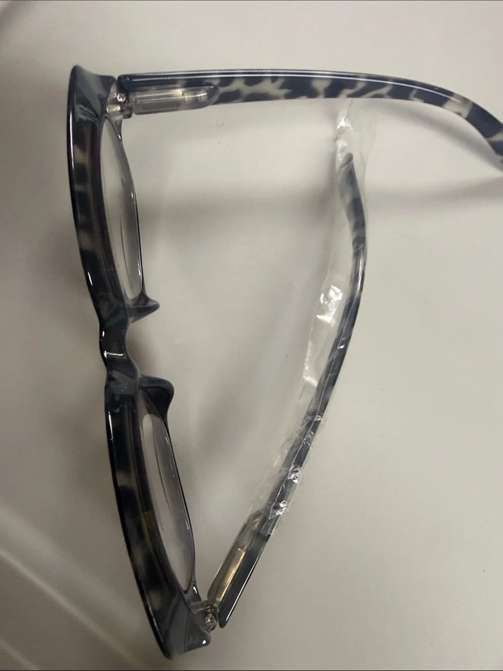 Retro Oversized Square Reading Glasses in Tortoiseshell Black +1.00